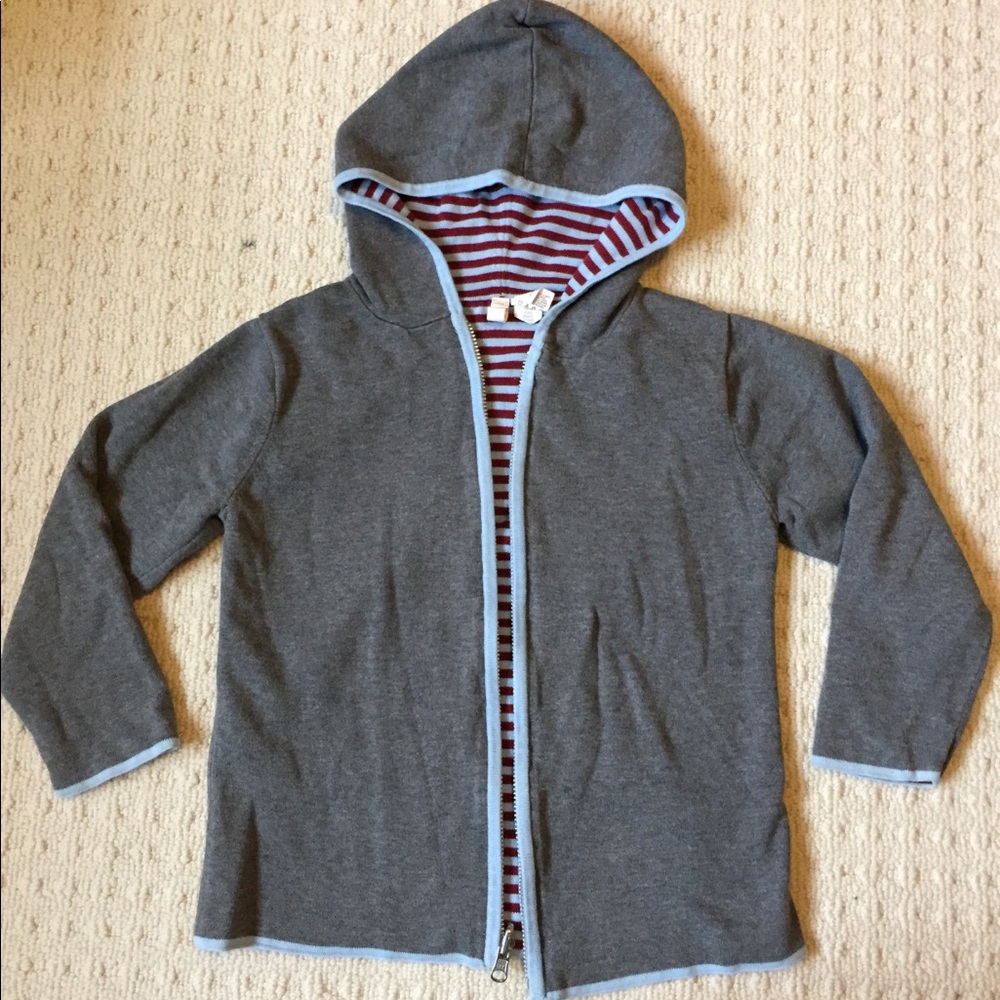 Hanna Andersson hooded cardigan sweater